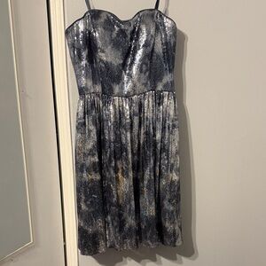 Teen sequence dress size 6 strapless